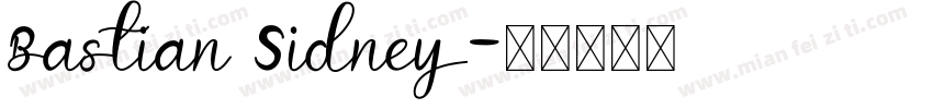 Bastian Sidney字体转换